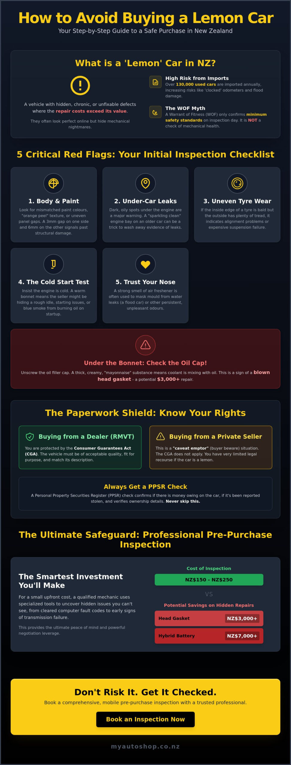 How to Avoid Buying a Lemon Car in NZ: The 2026 Ultimate Buyer’s Guide