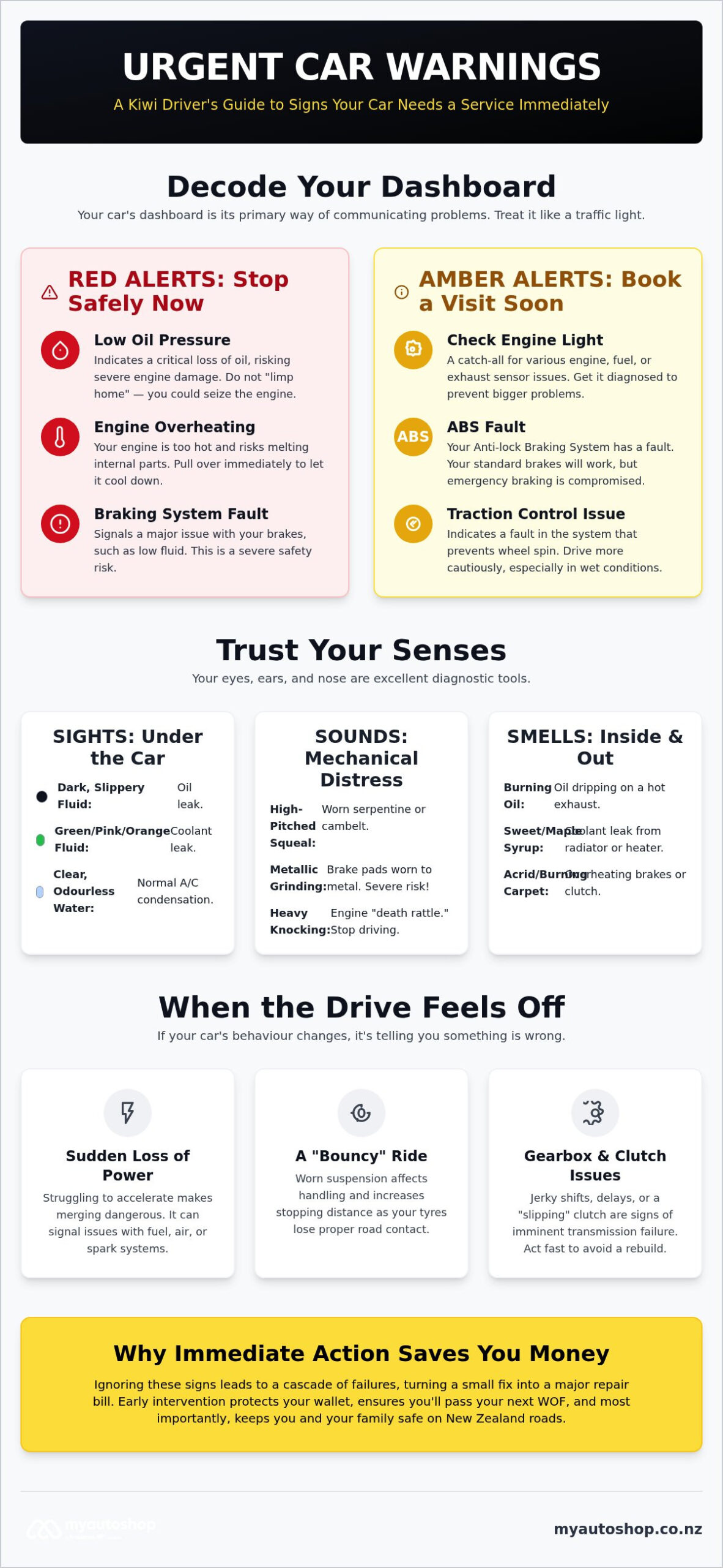 7 Critical Signs Your Car Needs a Service Immediately: 2026 NZ Guide
