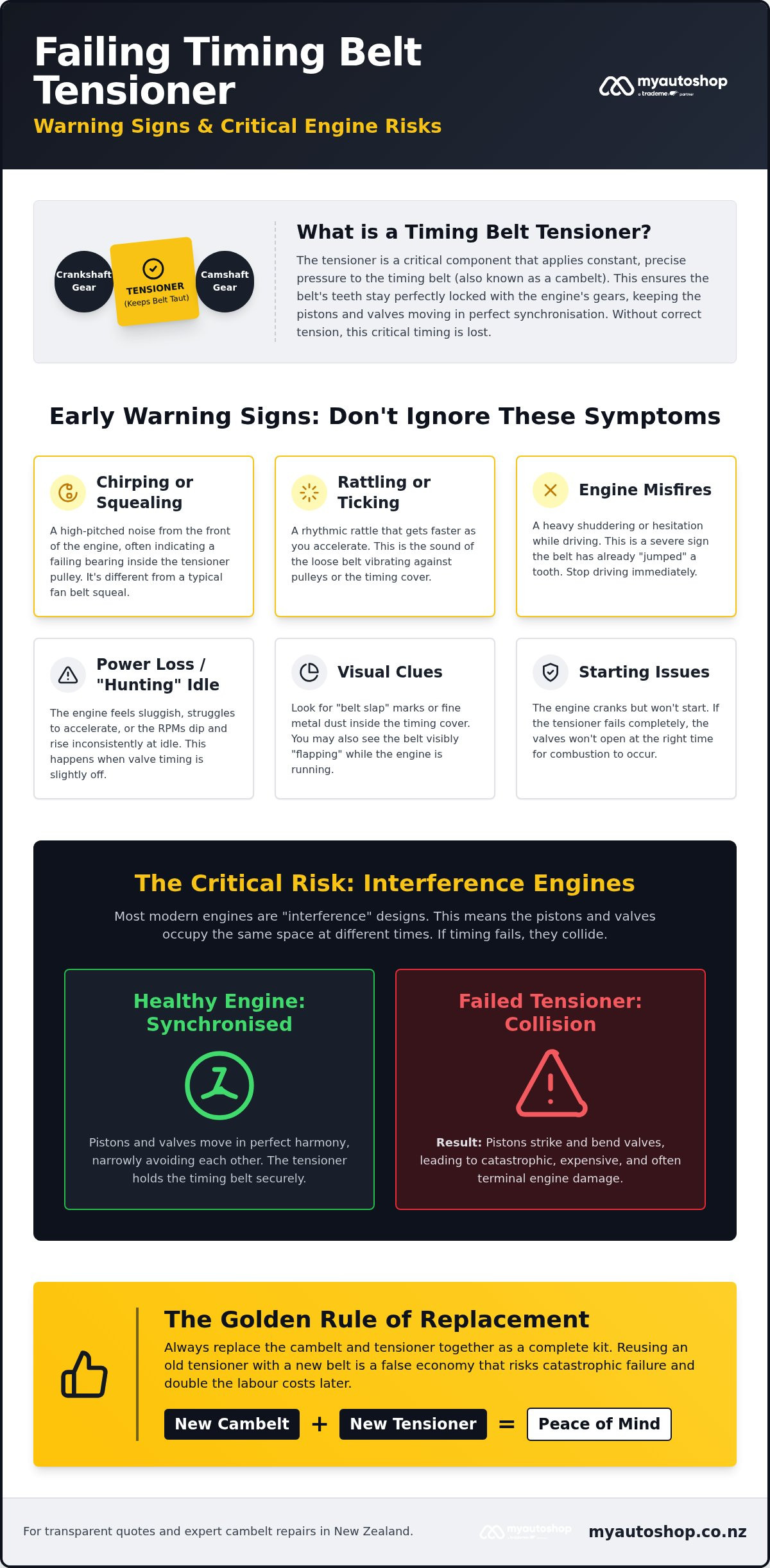 Symptoms of a Failing Timing Belt Tensioner: Don’t Ignore These Warning Signs