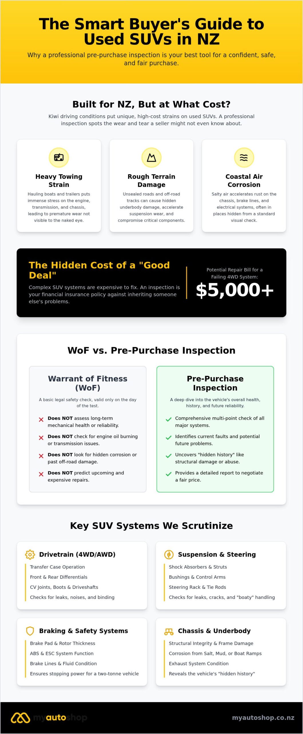 Pre-Purchase Inspection for SUVs in NZ: The 2026 Buyer’s Guide